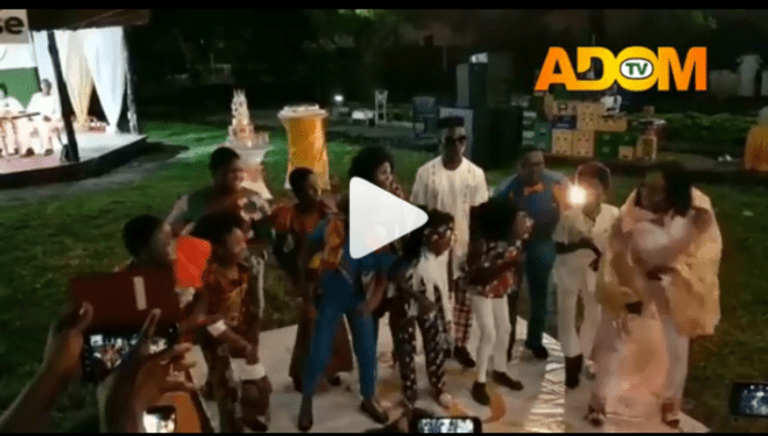 Akosua Agyapong celebrates 50th birthday with Nsoromma stars, Nana Ampadu Akosua Agyapong celebrates 50th birthday with Nsoromma stars, Nana Ampadu
