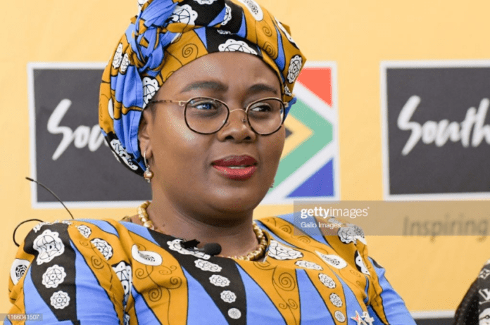 South Africa's Minister of Tourism, Mmamoloko Kubayi-Ngubane