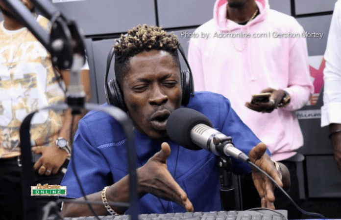 Shatta Wale Shatta Wale at HItz FM