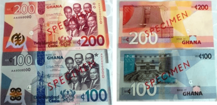 Bank of Ghana releases GH₵ 2 coin, 100, 200 Cedi notes Bank of Ghana releases GH₵ 2 coin, 100, 200 Cedi notes