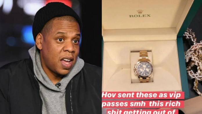 Jay-Z sends Rolex watches as VIP pass to his event, rappers react Jay-Z sends Rolex watches as VIP pass to his event, rappers react