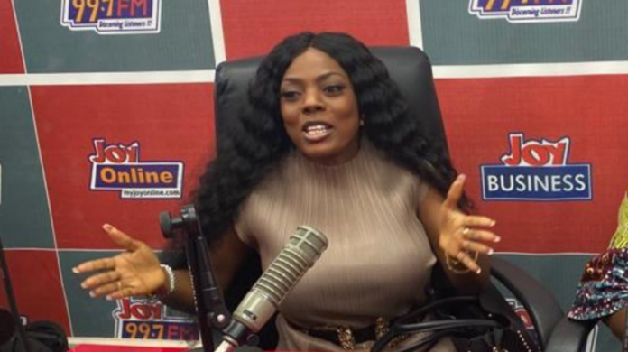 Nana Aba Anamoah at Joy FM Nana Aba Anamoah at Joy FM