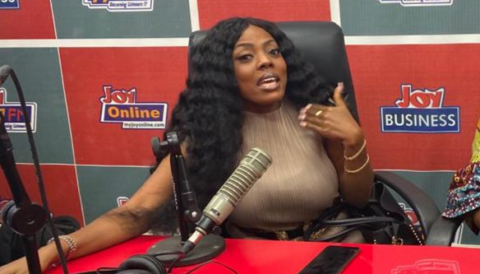 Nana Aba Anamoah at Joy FM Nana Aba Anamoah at Joy FM