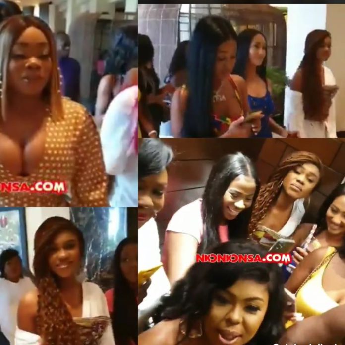 Moesha, Efia Odo, Becca, Afia Schwar, Hajia4real, others storm Kempinski hotel to meet Cardi B Moesha, Efia Odo, Becca, Afia Schwar, Hajia4real, others storm Kempinski hotel to meet Cardi B
