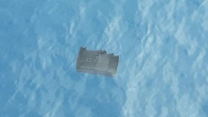 Debris was found floating in the area where the plane went missing on Monday Debris was found floating in the area where the plane went missing on Monday
