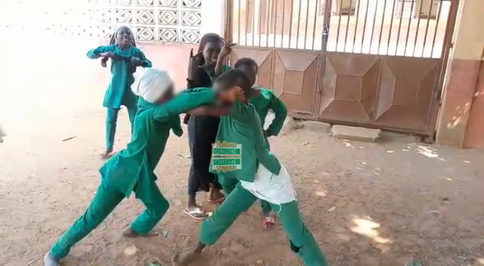 Pupil fighting at school_2 Pupil fighting at school