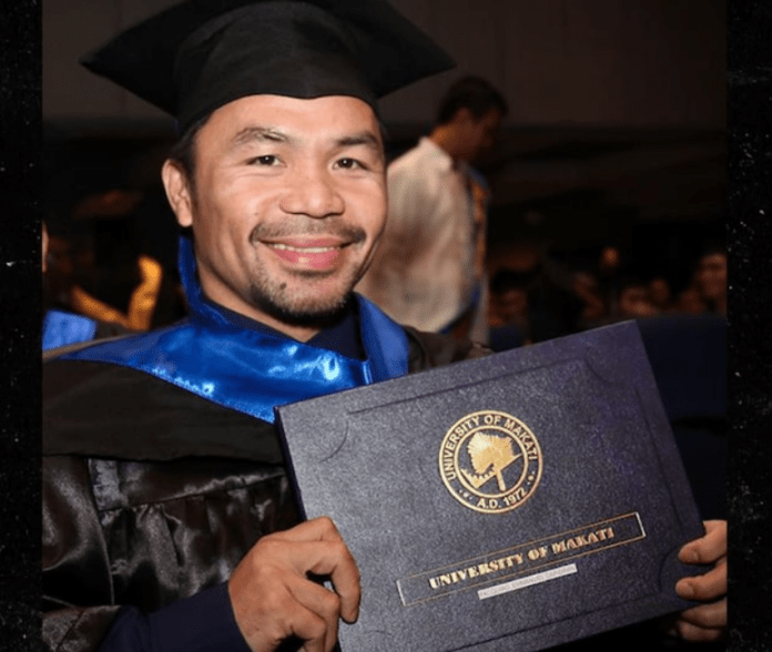 Manny Pacquiao graduates from University Manny Pacquiao graduates from University