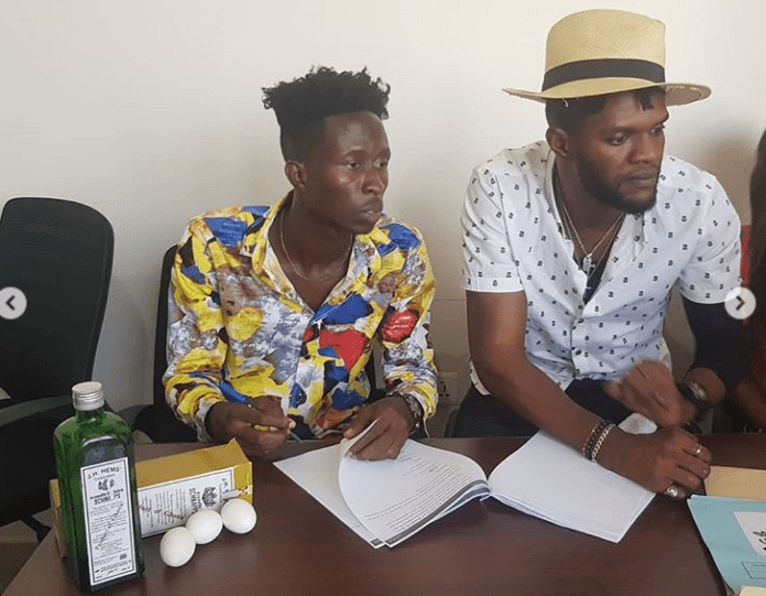 Fameye's ex-manager signs new act with schnapps, eggs Fameye's ex-manager signs new act with schnapps, eggs