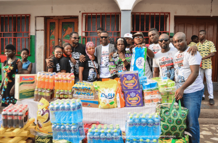 The children of the Save Them Young Orphanage home were filled with contentment and gratitude as they were presented with the items The children of the Save Them Young Orphanage home were filled with contentment and gratitude as they were presented with the items