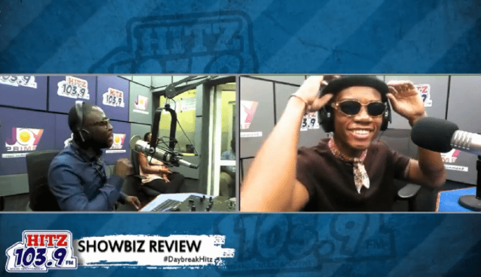 Kidi on Daybreak Hitz show with Andy Dosty Kidi on Daybreak Hitz show with Andy Dosty