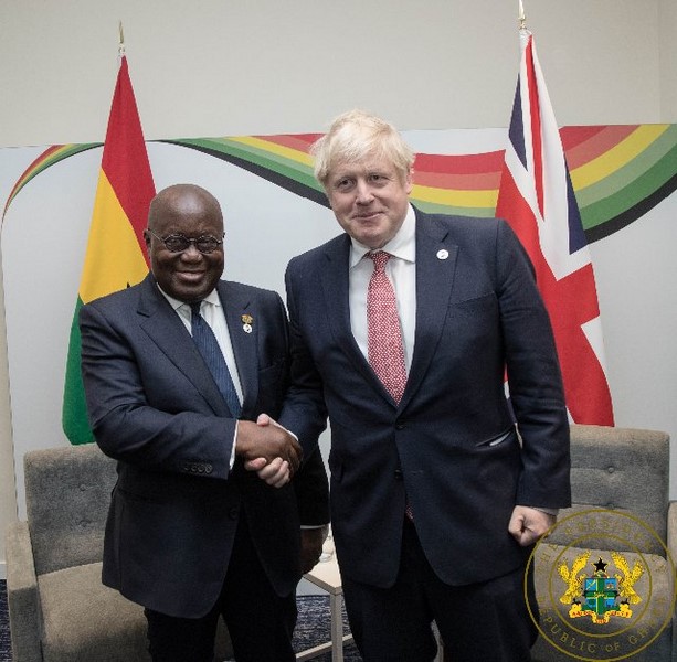Akufo Addo and Boris Johnson Akufo Addo and Boris Johnson