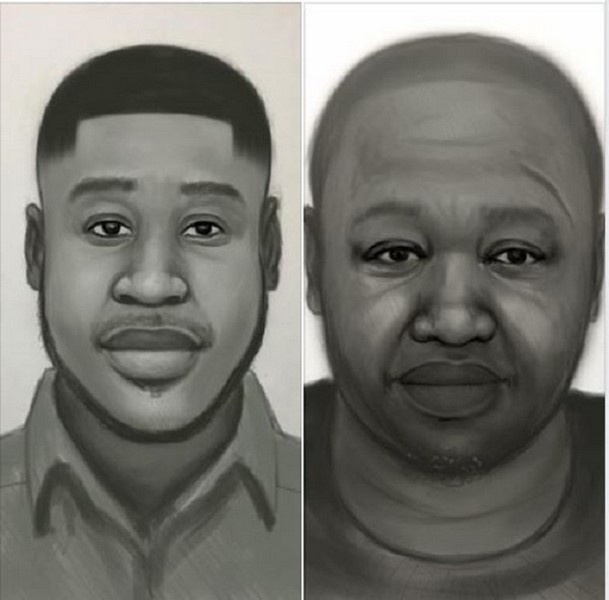 Artist impression of the two men who allegedly murdered Ahmed Suale Artist impression of the two men who allegedly murdered Ahmed Suale