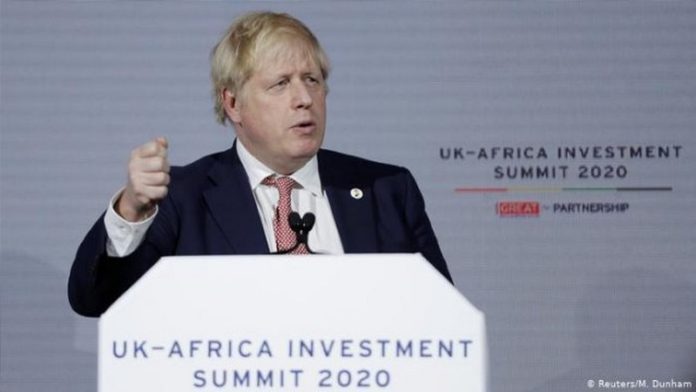 Boris Johnson was addressing African heads of states at the UK-Africa Summit 2020. Boris Johnson was addressing African heads of states at the UK-Africa Summit 2020.