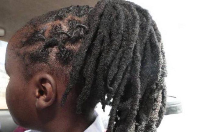 The school girl was asked to cut her dreads in order to secure admission. The school girl was asked to cut her dreads in order to secure admission.
