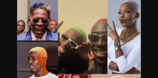 Ghanaian musicians who have their hair dyed