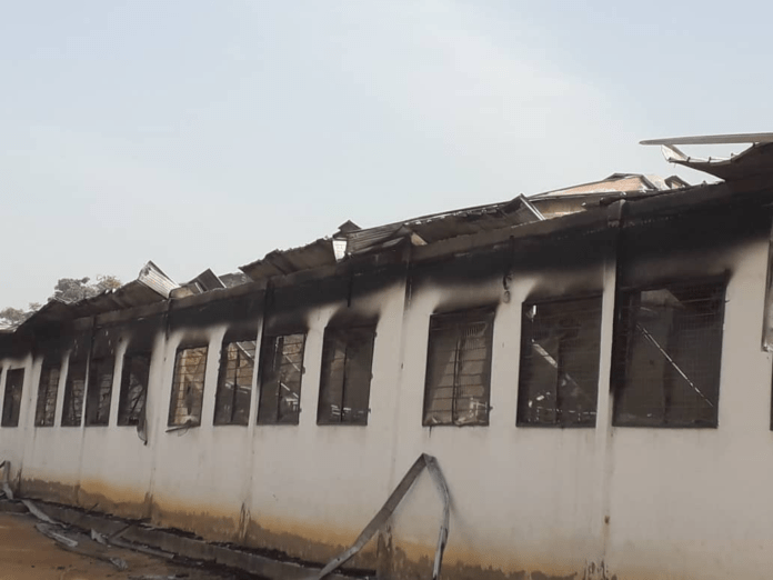 Wa SHS fire