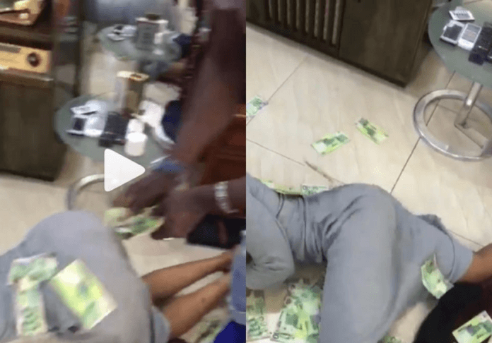 Nana Aba Anamoah's baby daddy sprays cash on 'twerking' Akuapem Poloo