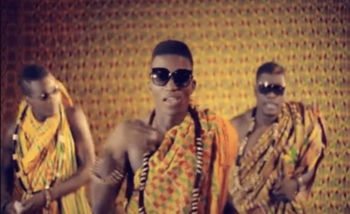 Castro (left), Kofi Kinaata (middle) and Asamoah Gyan in 'Odo Pa' Castro (left), Kofi Kinaata (middle) and Asamoah Gyan in 'Odo Pa'