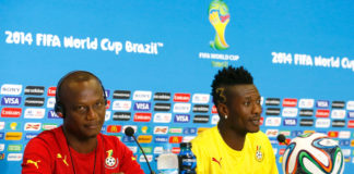 Kwesi Appiah and Asamoah Gyan