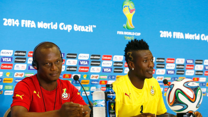 Kwesi Appiah and Asamoah Gyan Kwesi Appiah and Asamoah Gyan