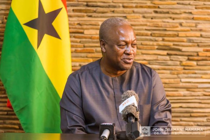 Former President John Dramani Mahama has paid tribute to the late Barimah Nana Akwasi Agyemang