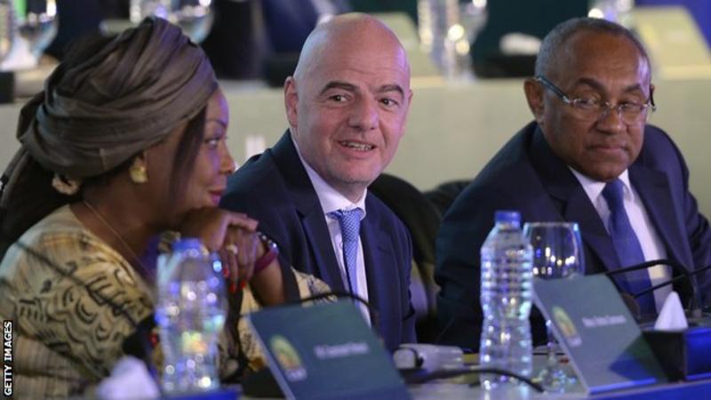 _110822046_gettyimages-1043307766 Fifa secretary general Fatma Samoura assisted the Confederation of African Football for six months until her tenure came to an end on 1 February 2020.