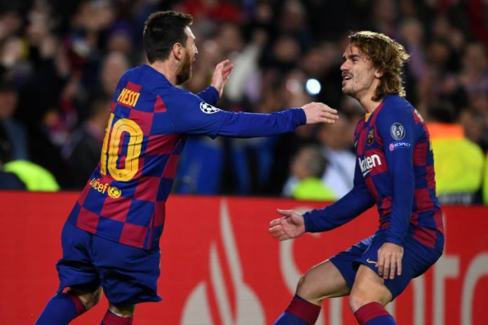 Antoinne Griezman and Messi Antoinne Griezman and Messi