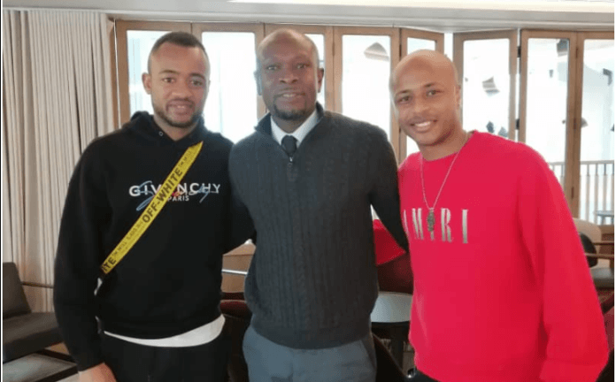 Jordan, CK Akonnor and Andre Ayew Jordan, CK Akonnor and Andre Ayew