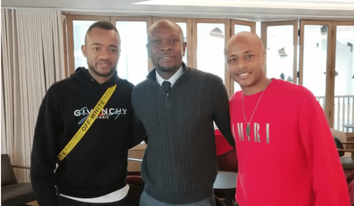 Jordan, CK Akonnor and Andre Ayew Jordan, CK Akonnor and Andre Ayew