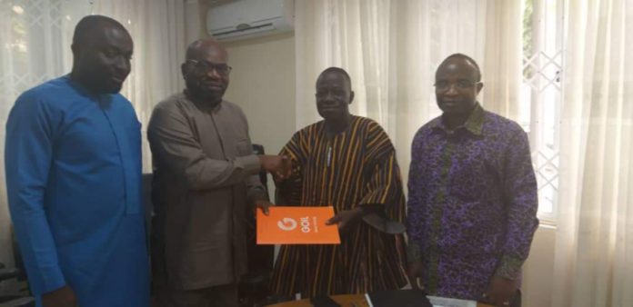 GOIL officials with Kotoko CEO GOIL officials with Kotoko CEO