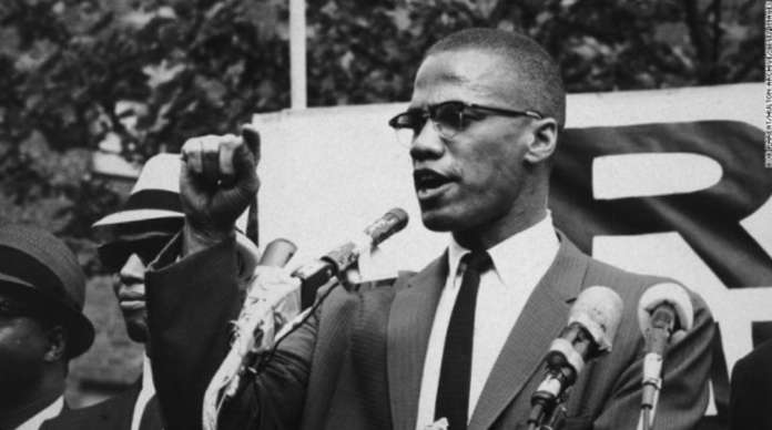 American civil rights leader Malcolm X was assassinated in 1965. American civil rights leader Malcolm X was assassinated in 1965.