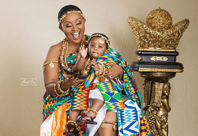 Nana Ama McBrown and daughter, Maxin Mawushi Mensah Nana Ama McBrown and daughter, Maxin Mawushi Mensah