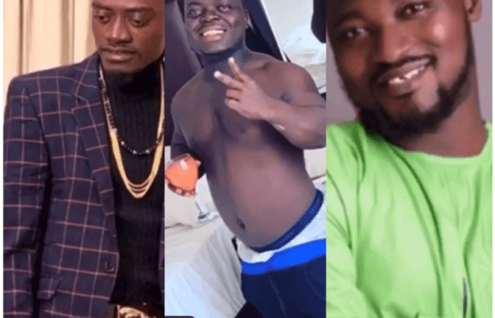From Left: Lil Win, Kwame Ahenfie and Funny Face From Left: Lil Win, Kwame Ahenfie and Funny Face