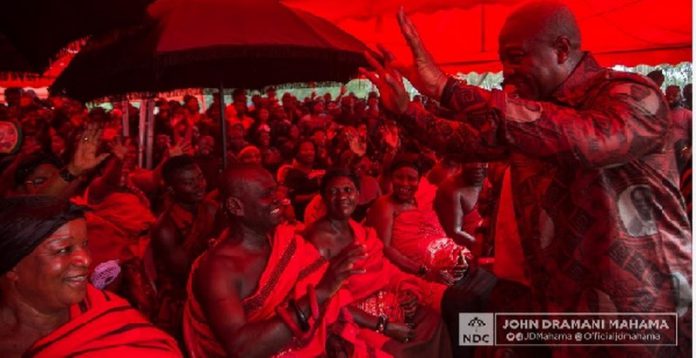 Mahama at the funeral Mahama at the funeral