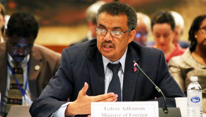 Dr Tedros Adhanom Ghebreyesus, D-G, WHO Dr Tedros Adhanom Ghebreyesus