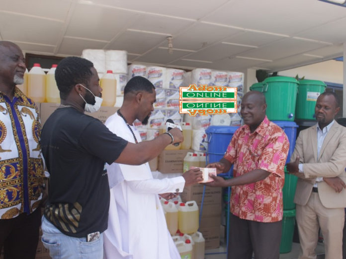 Some 12 health facilities are to benefit from this project OBOFOUR coronavirus donation
