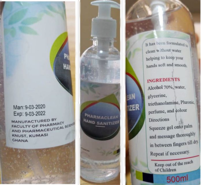KNUST-Manufactured Sanitizers - Coronavirus KNUST-Manufactured Sanitizers - Coronavirus