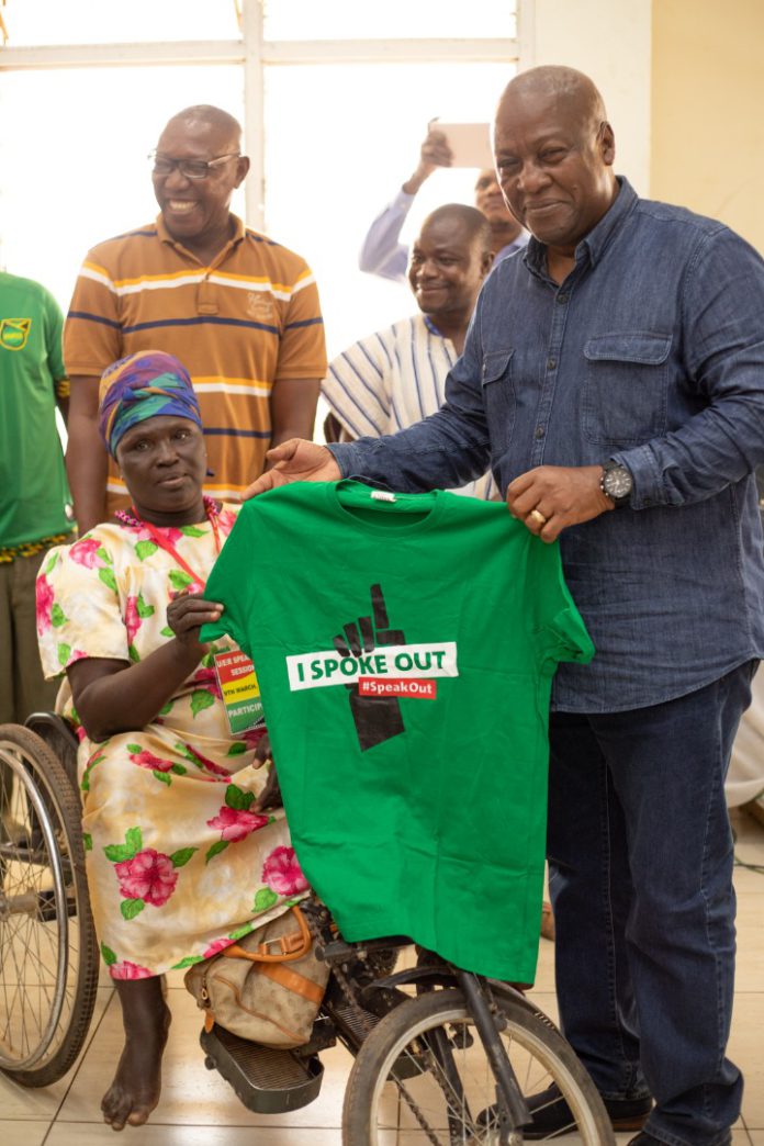 Mahama at Bolga SpeakOut Mahama at Bolga SpeakOut