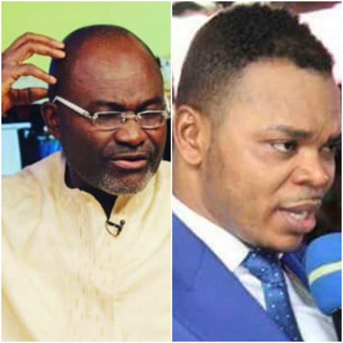 agypong and obinim Kennedy Agyapong (left) and Daniel Obinim (right)