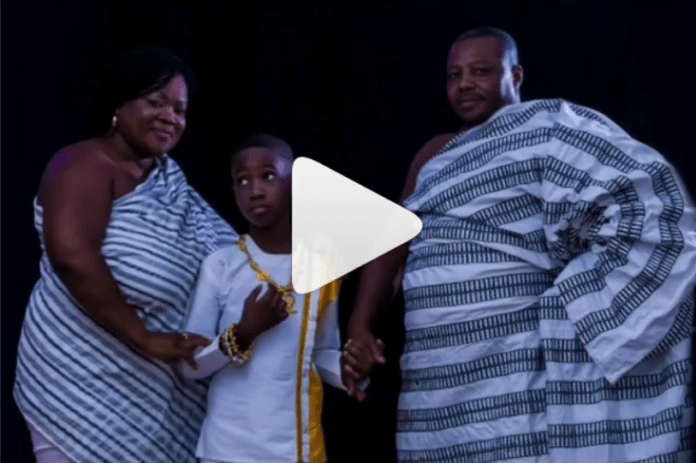 L-R: Mercy Asiedu, her son and husband L-R: Mercy Asiedu, her son and husband