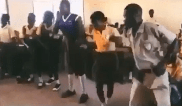 Students performing Coronavirus song in Ghana Students performing Coronavirus song in Ghana