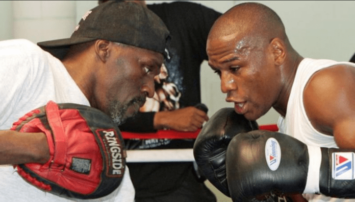 Roger Mayweather (left) was nicknamed 'The Black Mamba' during his in-ring career Roger Mayweather (left) was nicknamed 'The Black Mamba' during his in-ring career