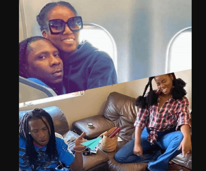 Mugeez and MzVee are set to trend after loved-up photos of them surfaces on social media where the female singer seeks comfort on the laps of the R2Bees act on a flight. Mugeez and MzVee are set to trend after loved-up photos of them surfaces on social media where the female singer seeks comfort on the laps of the R2Bees act on a flight.
