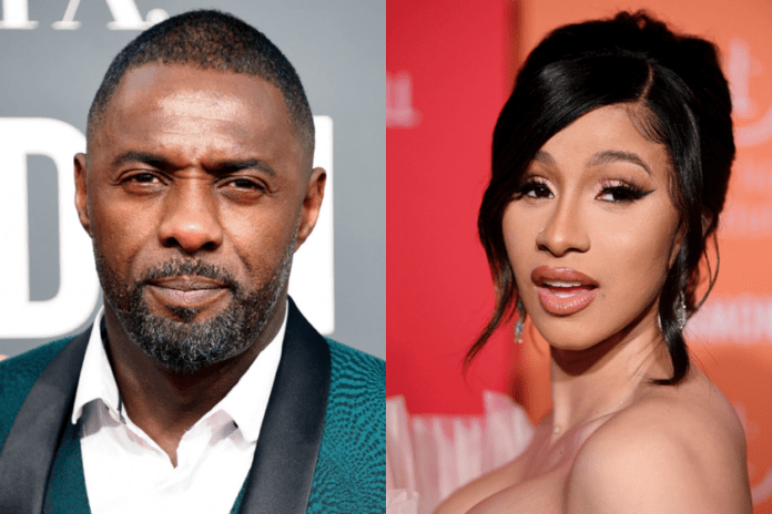 L-R: Idris Elba & Cardi B L-R: Idris Elba & Cardi B