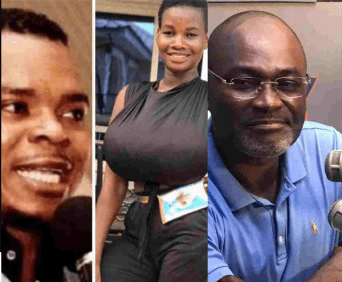 File Photo: L-R: Bishop Obinim, Pamela Watara Odame and Kennedy Agyapong File Photo: L-R: Bishop Obinim, Pamela Watara Odame and Kennedy Agyapong