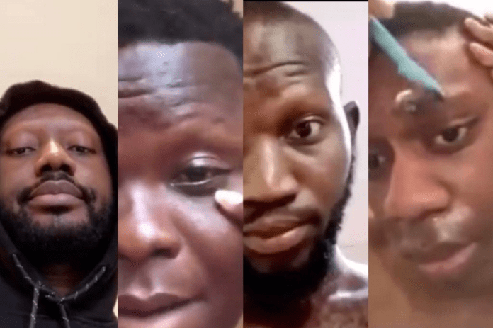 Pappy Kojo fans shave off their eyebrows for GHC 100 Pappy Kojo fans shave off their eyebrows for GHC 100
