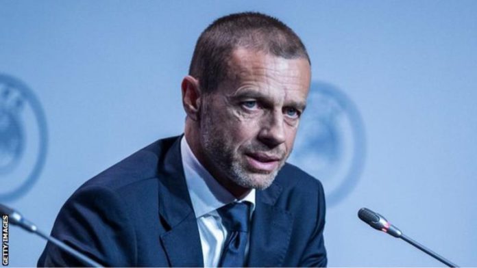 Uefa president Aleksander Ceferin says it would be better to play behind closed doors than not at all Uefa president Aleksander Ceferin says it would be better to play behind closed doors than not at all