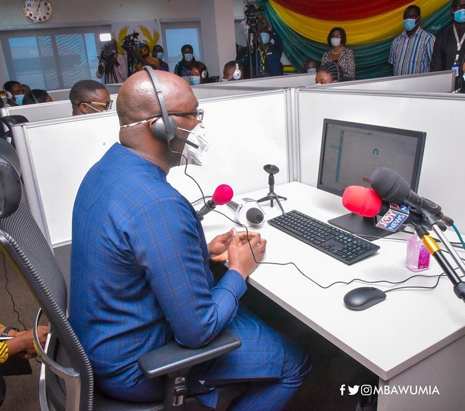 bawumia at covid centre bawumia at covid centre