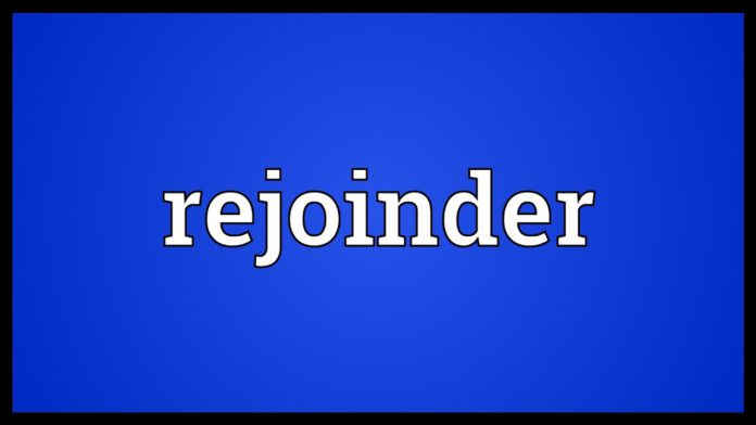 Rejoinder