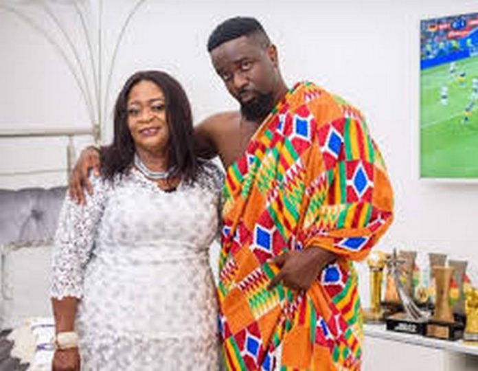 sarkodie and mum sarkodie and mum
